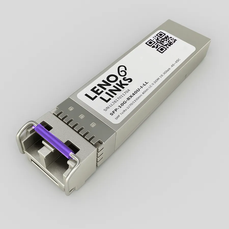 Wkładka SFP+ 10GBASE-BX 40 km – LenoLinks SFP-10G-BX40U-I-LL